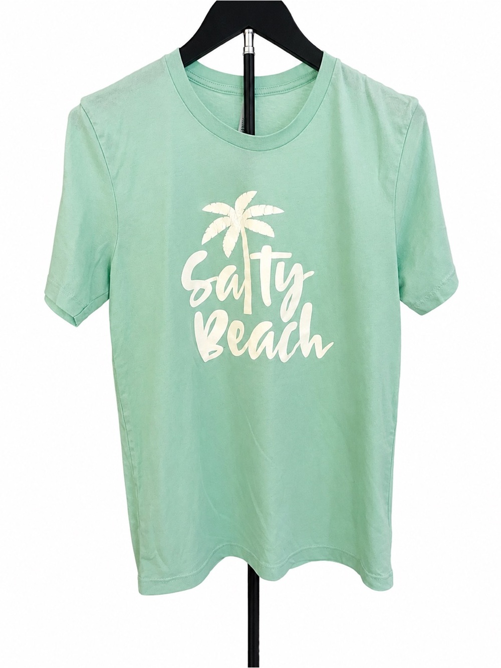 Women’s 'Salty Beach' Graphic Tee - Mint